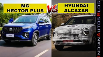 Hyundai Alcazar vs MG Hector Plus - Which One To Pick?