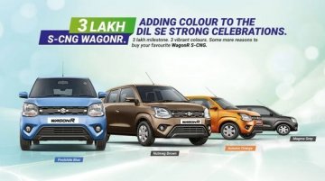 Maruti WagonR CNG Now Available With Three New Colour Options