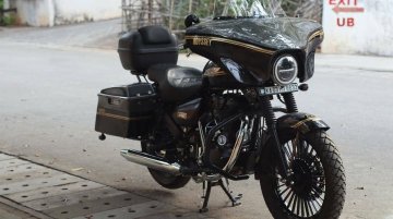 This Modified Royal Enfield is Inspired by Harley-Davidson CVO