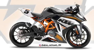 Race-Spec KTM RC 390 Single-Seater Digitally Imagined