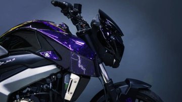 Bajaj Dominar 400 in Glossy Purple Wrap Looks Sinister