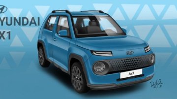 Hyundai AX1 Micro-SUV Rendered In Production-Spec Guise