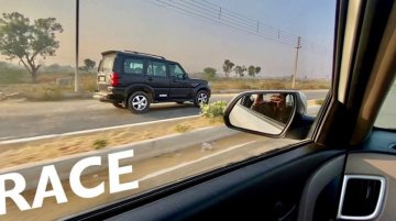 Last-gen Hyundai Creta VS Mahindra Scorpio in a Drag Race