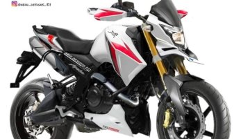 TVS Apache RTR 160 Supermoto Version Digitally Conceptualised