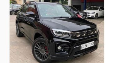 This Maruti Vitara Brezza Looks Inspired From Tata Harrier Dark Edition