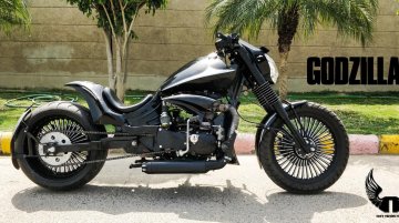 Modified Royal Enfield Thunderbird with Alien-Like Features Looks Savage