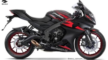 Bajaj Pulsar 220F Dagger Edition Visualised as an Attractive Sportbike