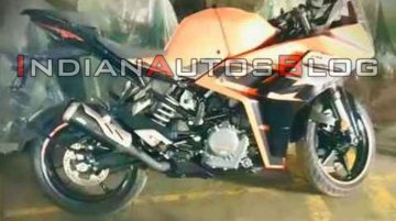 New KTM RC 390 Spy Shot Reveals Side Profile of TVS Apache RR 310 Rival