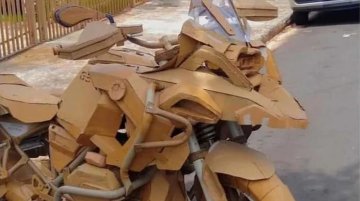 BMW R 1250 GS Cardboard Replica - Image Gallery