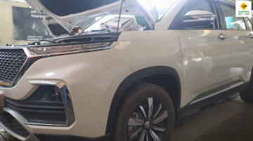 Here's First MG Hector To Be Fitted With A CNG Kit - VIDEO