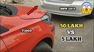 Tata Tiago Crashes Into BMW 3 Series - Build Quality At Par With The German