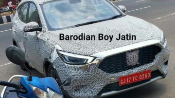 MG Astor (MG ZS Petrol) Spied on Tape, Launch in Late 2021