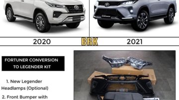 Toyota Fortuner to Fortuner Legender Conversion Kits Now Out