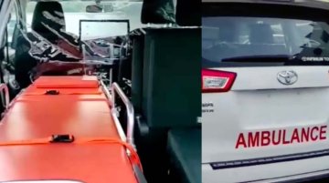 200 Toyota Innova Crysta Ambulances Available at Subsidised Rate