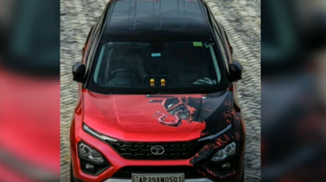 This Deadpool Venom Wrapped Tata Harrier Looks Scary - VIDEO