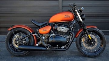 This Royal Enfield Interceptor 650 Has Been Transformed Into A Bobber