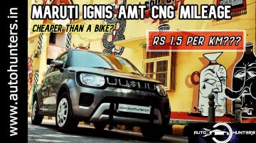 Maruti Ignis AMT CNG Mileage Test - Cheaper Than A Bike!