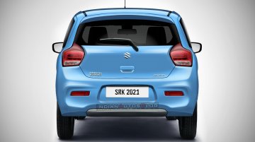 New-gen Maruti Celerio’s Rear End Digitally Rendered