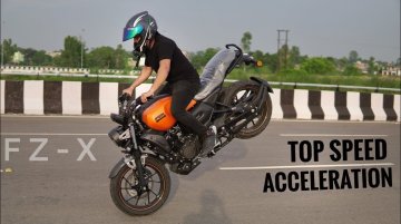 Yamaha FZ-X Top Speed & Acceleration Test [Video]