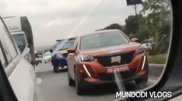 Peugeot 2008 SUV Spied in India Yet Again, Launch Soon? - VIDEO