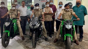 Kabira KM3000, KM4000 Electric Motorcycles Delivered to Goa Police