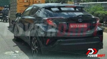 Toyota C-HR Spied in India Again, Flaunts Dashing Rear-End Design