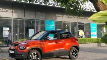 Tata Punch in Dual-Tone Orange Colour Looks Stylish, Spied Undisguised