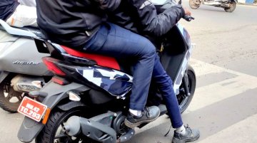 New Aprilia SR 160 with SXR 160 Display Spied, to Rival Yamaha Aerox 155