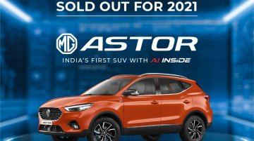 MG Astor Sold Out for 2021 in Minutes