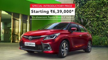 All-new Toyota Glanza Launched in India, Prices Start at INR 6.39 Lakh