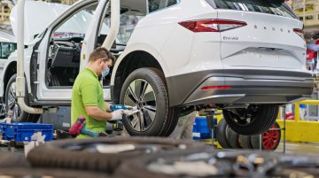 Skoda ENYAQ iV Electric SUV Production Resumes