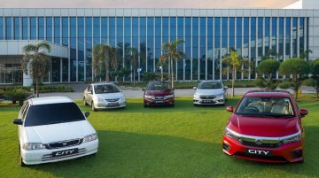 Honda City Celebrates 25 Glorious Years in India