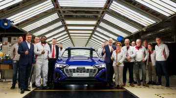 Audi Q8 e-tron Production at Brussels Plant Begins