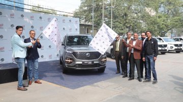 108 MG Hector SUVs Delivered to ORIX Car Leasing & Rental Company