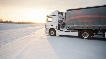 Merc's Electric Truck Covers 3000 km From Arctic Circle to Stuttgart