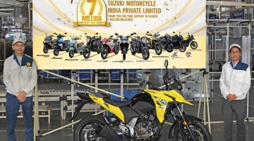 Suzuki V-Strom SX - 7 Millionth Unit To Roll Off From Gurgaon Plant