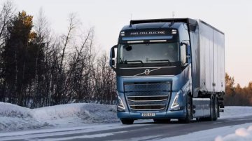 Volvo Tests Hydrogen-Powered Electric Trucks on Public Roads