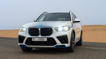 BMW iX5 Hydrogen Undergoes Test Drives in the Desert