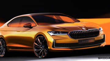 4th-Gen Skoda Superb Exterior Design Revealed via Sketches