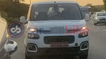 Citroen Berlingo Testing in India Continues, MPV Spied Again