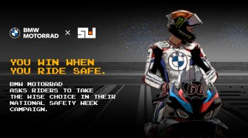 BMW Motorrad New Safety Campaign Reminds of Classic Racing Games