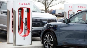 Complimentary Tesla Supercharger Adapters for Ford EV Customers