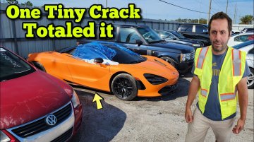 Why This $300K McLaren 720S is Sitting in Salvage Yard in Florida