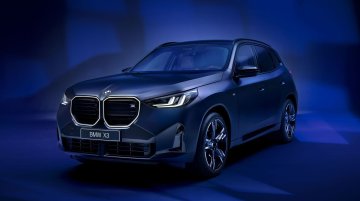 BMW X3 M50 Shines in Frozen Tanzanite Blue at Milan Design Week