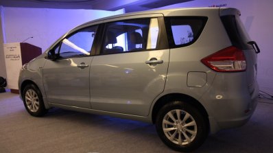 Maruti Suzuki Ertiga ZXI rear three quarters