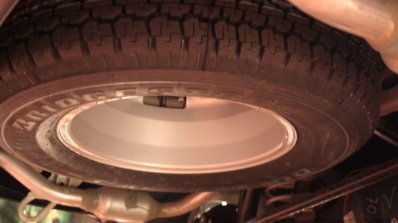 Tata Safari Storme spare wheel