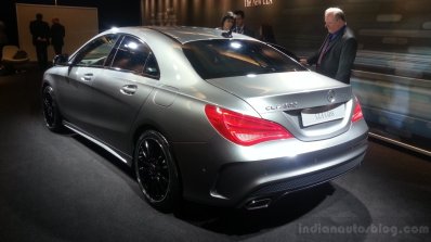 Mercedes CLA Class live shots rear quarter