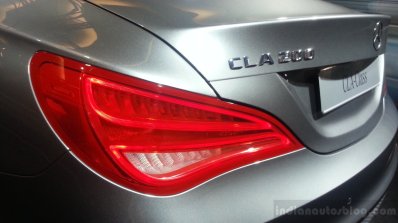 Mercedes CLA Class live shots tail lamps