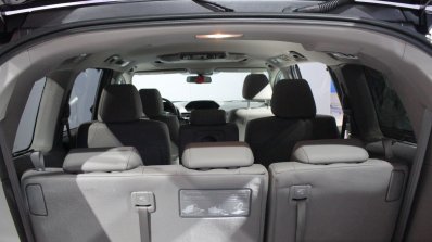 2014 Honda Odyssey Touring Elite cabin view from the rear