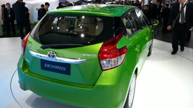 2014 Toyota Yaris auto shanghai 2013 rear quarter